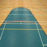 Antiskid Outdoor PVC Sport Flooring Roll