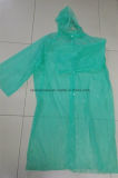 Cut in Front Disposable Raincoat with Button