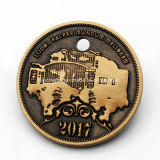 New Design Souvenir Antique Gold 3D Coin