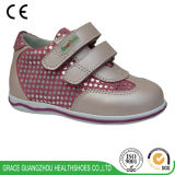 Cute Kids Leather Shoes Children Stability Shoes for Preventing Flat Foot