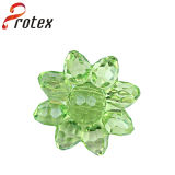 Factory Best Selling Acrylic Ornament, Clear Green Flowers for Garment, Shoes