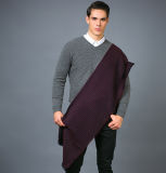 100% Men's Wool Scarf in Solid Color