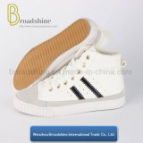 Casual and Fashion High Cutting PU Ladies' Footwear with Rubber Sole