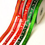 Christmas Printed Satin Ribbon and Bows / Wedding Decoration