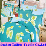 Double Side Printed Bed Sheet Set of Tc Fabric