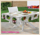 New Designs PVC Printed Transparent Tablecloth China Factory