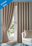 Home Decoration Blackout Cream Polyester Window Curtain