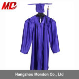Promotion Graduation Cap and Gown Shiny Purple for Nusery School
