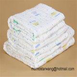 Wholesale Promotional Printing Baby Muslin Blanket Swaddle Blanket in China