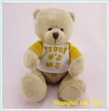 Plush Teddy Beaar with T-Shirt Cute Teddy Bear