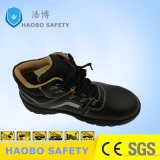 Middle Ankle Buffalo Leather Safety Footwear for Industrial Use