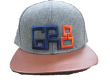 Fashion Custom Logo 3D Embroidery Flat Hiphop Snapback Baseball Cap
