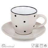 Erope Ceramic Bulk Tea Cup and Saucer