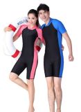 Short Sleeve Sun-Resistant Siamesed Snorkeling Suit&Swimwear