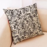 Digital Print Decorative Cushion/Pillow with Geometric Pattern