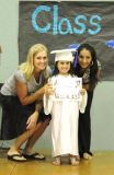 Shiny Kelly Green Graduation Cap Gown for Kindergarten
