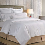 Hotel Villa Cotton White 300tc Sateen Bedding Set Hotel Quilt Cover