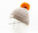 Fashion POM POM Jacquard Knitting Knitted Hat /Cap
