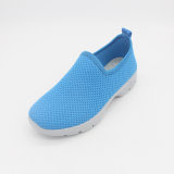 Hottest Selling Simple Flyknit Upper Design PVC Injection Sport Shoes