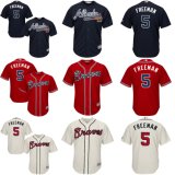 National League Atlanta Braves Freddie Freeman Baseball Jerseys
