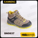 Sanneng Classic Style Suede Leather High Cut Safety Shoes (SN5637)
