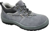 Suede Leather Safety Shoe, S1p Men's Work Boot Safety Shoe