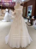 Aoliweiya Flow Strapless Thick Lace Champagne/Ivory Wedding Dresses