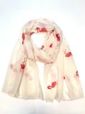 Ladies Fashion Polyester Scarves with Foil