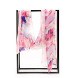 Color Matching Long Silk Scarf
