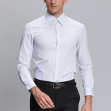White Long Sleeves Slim Fit Business Men's Shirt in Bulk