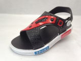 Children PVC/Pcu Leather Comfortable Sport Sandals (21go1705)