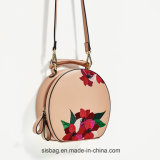 New Fashion Embroidery Oval Shape Leisure Women Handbag