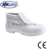 Nmsafety White Micro-Fibre Kitchen Safety Shoes