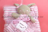 Baby Blanket with Toy- Coral Fleece- Animal Shape