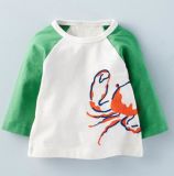 Promotion Toddler Boys Girls Long Sleeve 100% Cotton T Shirts Top Tee Size 3-8 Years