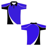 Blue and Black Color Golf Sports Polos for Summer