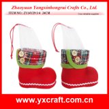 Christmas Decoration (ZY14Y29-3-4 24CM) Christmas Decorative Storage Boot