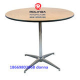 Plywood Round Cafe Banquet Folding Table