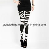 Fashion Sexy Leggings, Zebra Style Leggings with Mesh Yarn