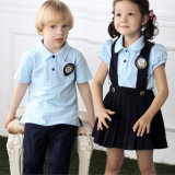 Custom Colors School Uniforms Shirt and Pleat Skirt