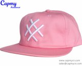 Pink Snapback Cap Dad Hat with 3D Embroidery