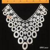 35*35cm Elegant Bridal Lace Trim with Strip Holes Connected Garment Accessories Polyester Collar Trimming Lace Hml8673