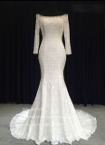 Aolanes Mermaid Long Sleeve Classic Wedding Dress
