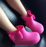 Non Slip Child Girl Boy Kids Bow Rainboots Rubber Princess Rain Boots
