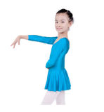 Wholesale Girls Cotton Gymnastics Dance Clothes Skirts Solid Color Kids Ballet Leotard