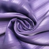 50d*50d+40d Semigloss Stripe Jacquard Spandex Satin for Nightgown and Underwear