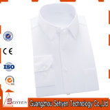 Men White Twill Formal Business Dress Shirt of 100% Cotton