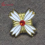Factory Customized Gold Plated Gemstone Craft Lapel Pins