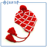 Hot Sale Knitted Earflap Hat with POM POM