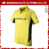 Custom Made Popular Quick Dry Yellow Cricket Jersey (ELTCJI-13)